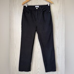 FRAME Le High Straight Black Jeans
Size: 30